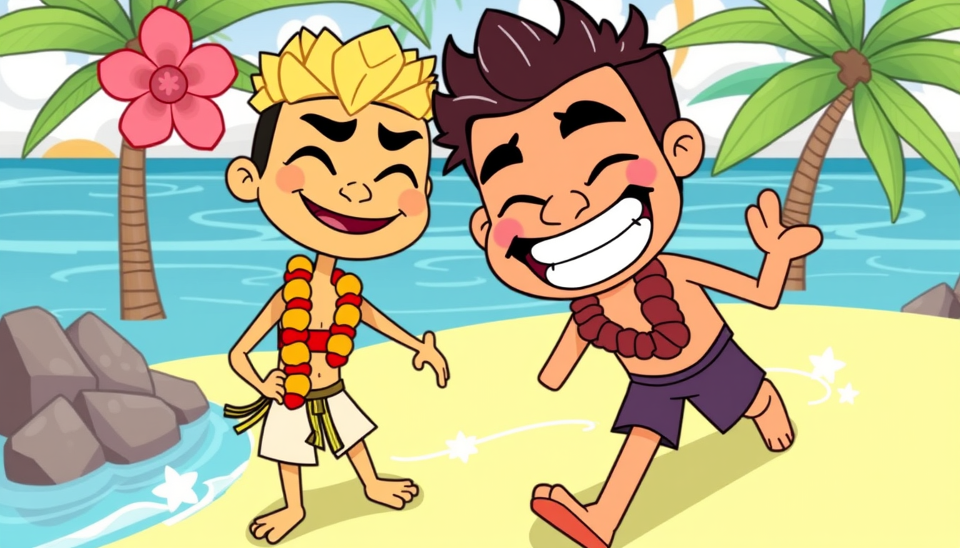 Main art studio: CartoonHawaii thumbnail for YouTube