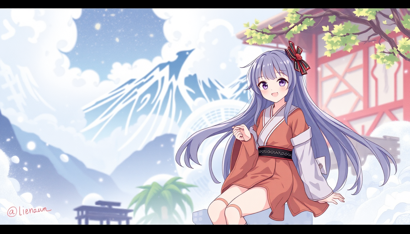 AI Art prompt example created from the prompt: 日本人の子供の女の子で髪はショートイラスト