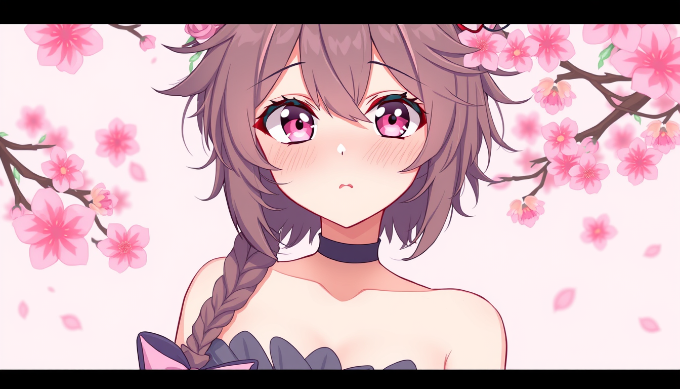 VTuber Avatars idea: vtuber avatar, anime style bust, expressive eyes, streaming overlay ready, Small, Youthful looking Bisouhion. Femboy. 5'0. A dear mixed with Sakura bl