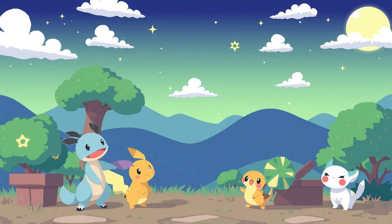 Main art studio: ころころした丸っこいポメラニアンの画像を作って。ポケモンのピカチュウみたいなシンプルで かわいい感じで。