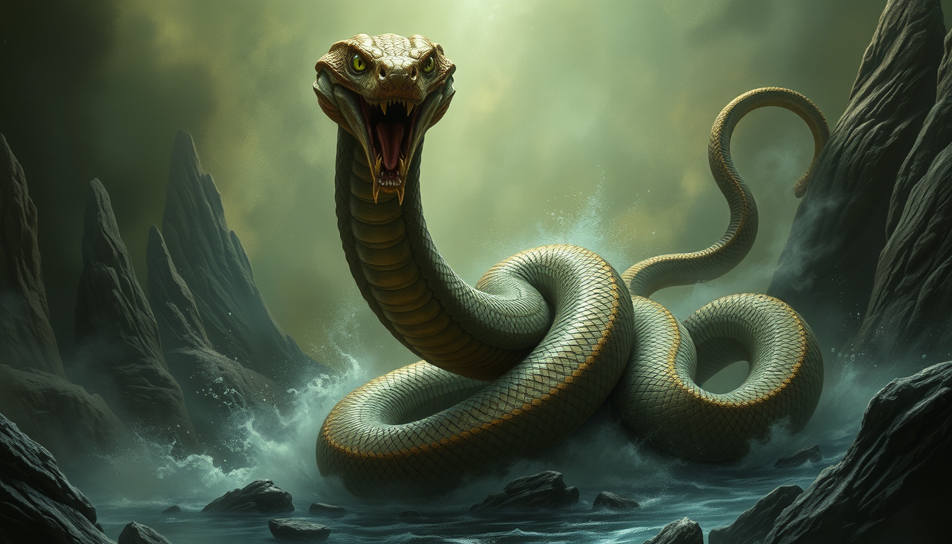 Main art studio: serpent king