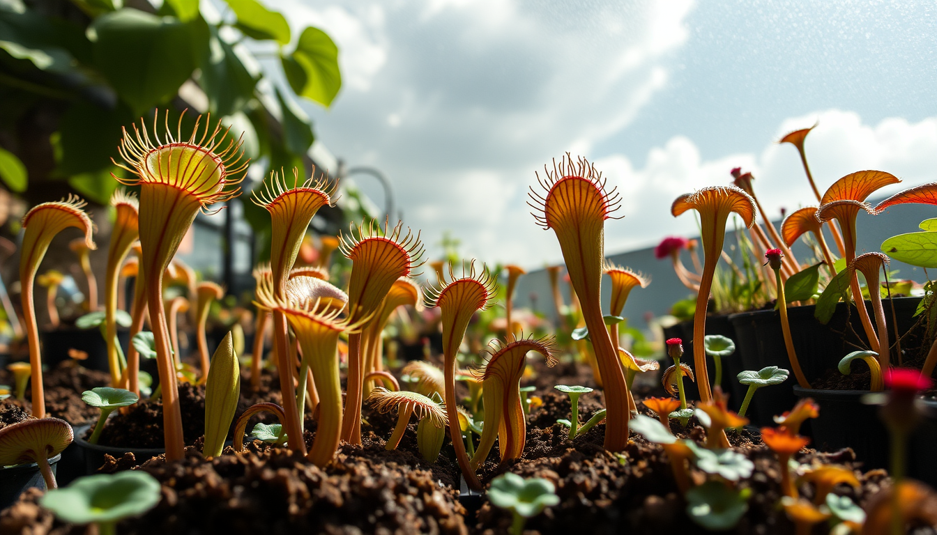 Main art studio: venus flytraps but bigger