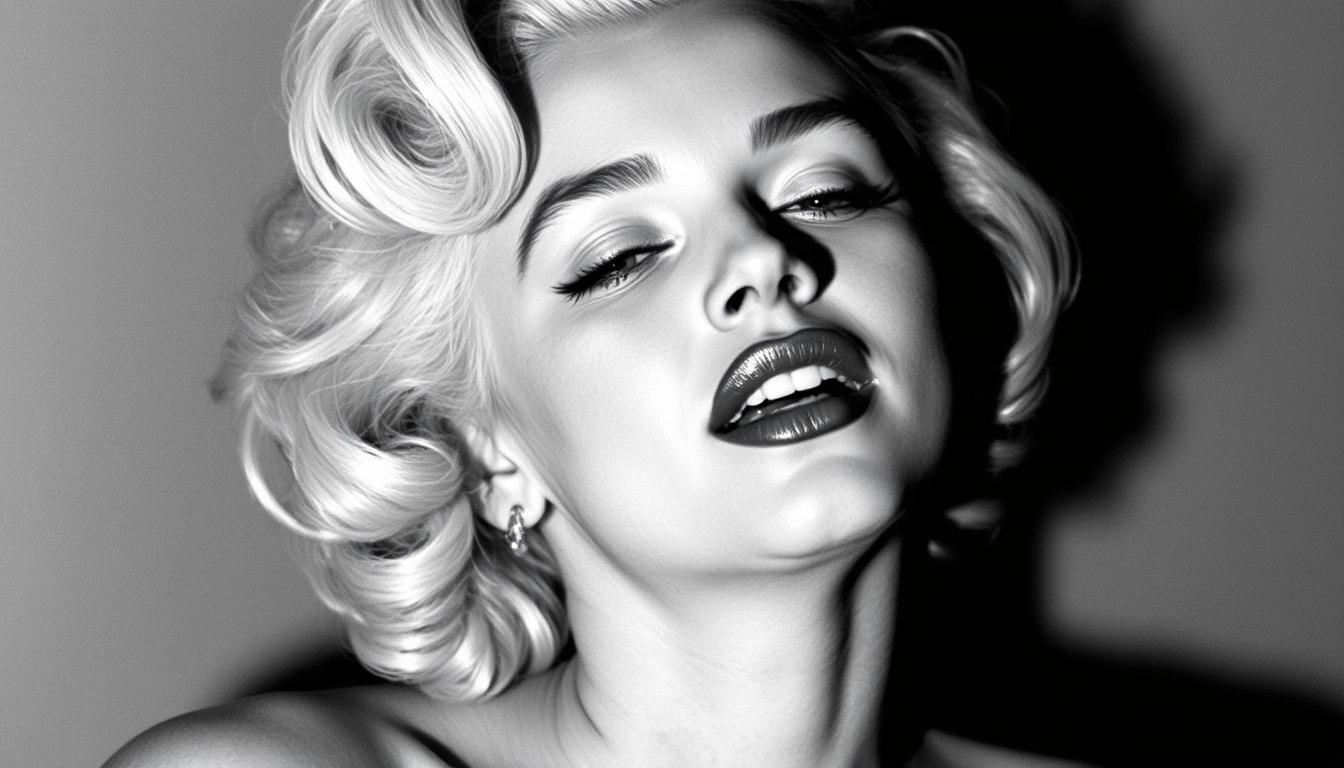 AI Art prompt example created from the prompt: Marilyn Monroe topless