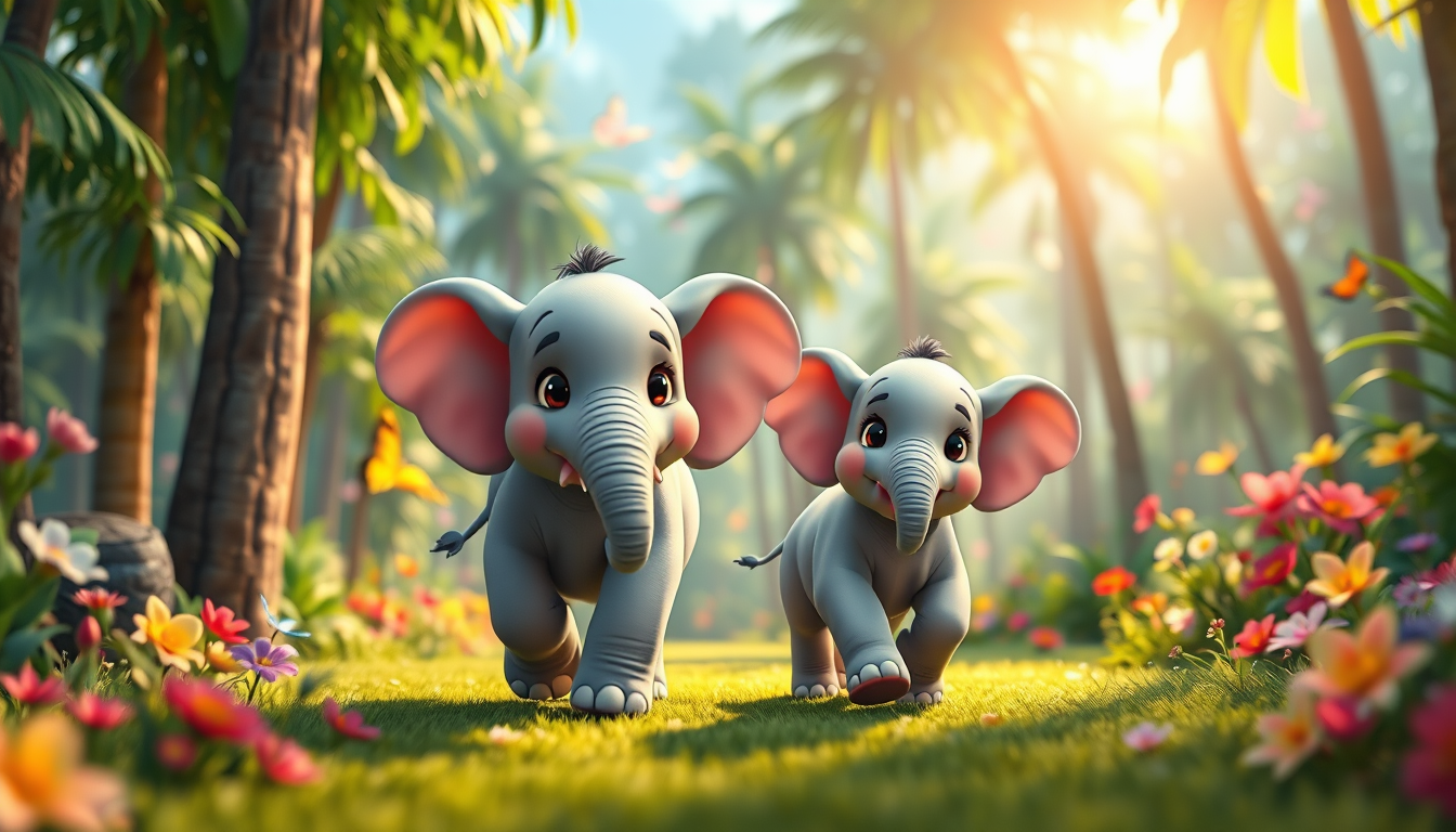 YouTube Profile Picture idea: a square channel icon designed to remain recognizable inside a small circular crop, deliberate composition, A cute friendly mother elephant walking in