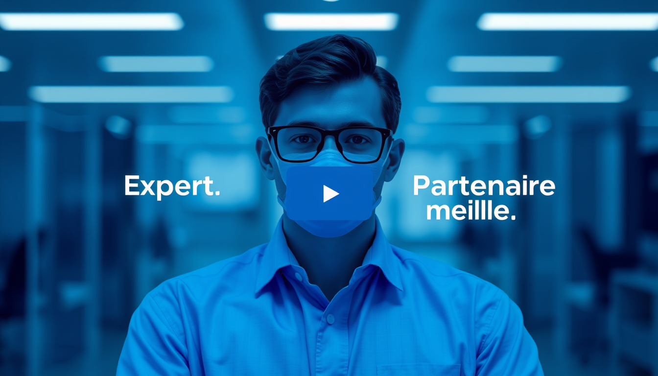 Main art studio: Employé de l'entreprise "Lugos" (couleur bleu foncé pour le mot Lugos) dont les missions dovient évoluer de "Expert technique" à "Partenaire métier".