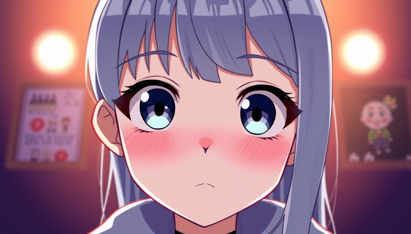 Main art studio: vtuber avatar, anime style, expressive eyes, soft rim light