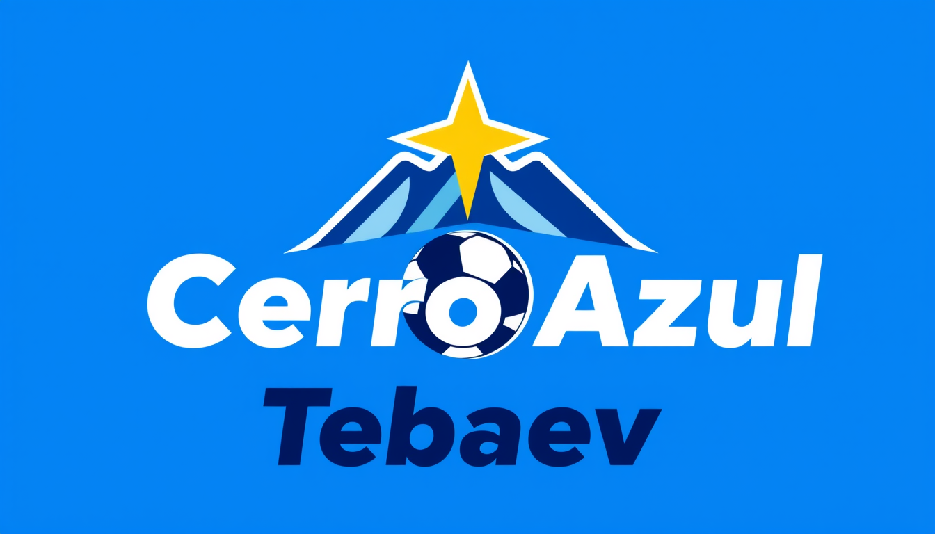 Logo idea: logo design, clean minimal mark, bold simple shapes, balanced composition, Diseñame el logo de mi equipo de fútbol, en la parte superior le agregas pa