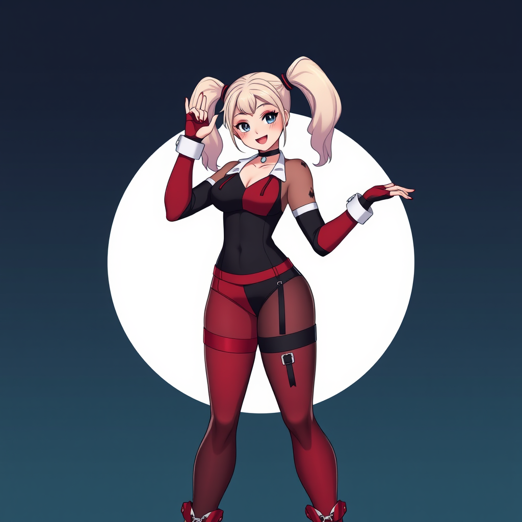 Character idea created from the prompt: an original character defined by silhouette, role, outfit, palette, and expression, deliberate composition, A full body anime photo of an or