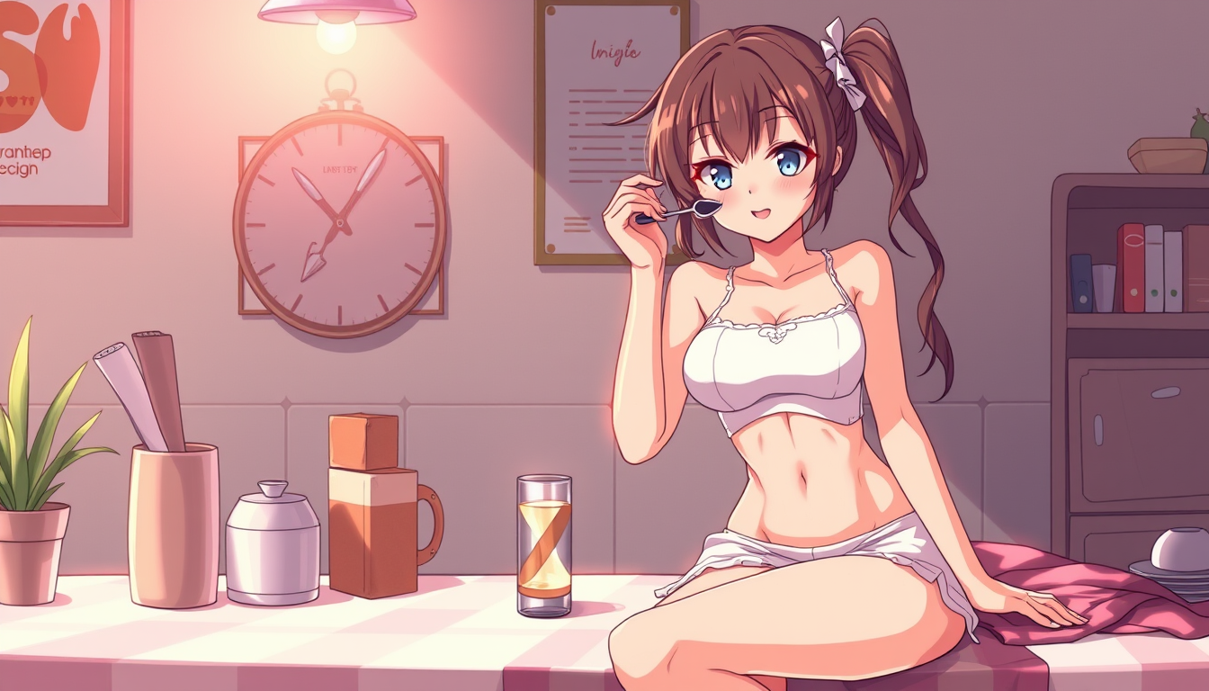 Main art studio: Chica anime desnuda