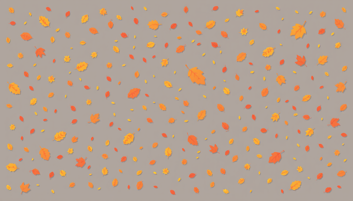 AI Pixel Art idea created from the prompt: pixel art, 32x32 sprite scale, limited palette, retro 16-bit game art, Many small scattered autumn leaves, different shapes and sizes, gentl