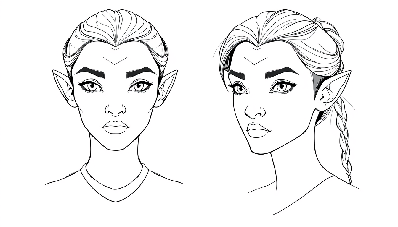 Pose idea created from the prompt: a clear single-character pose reference with readable weight, gesture, limb separation, camera angle, and simple clothing, deliberate compos