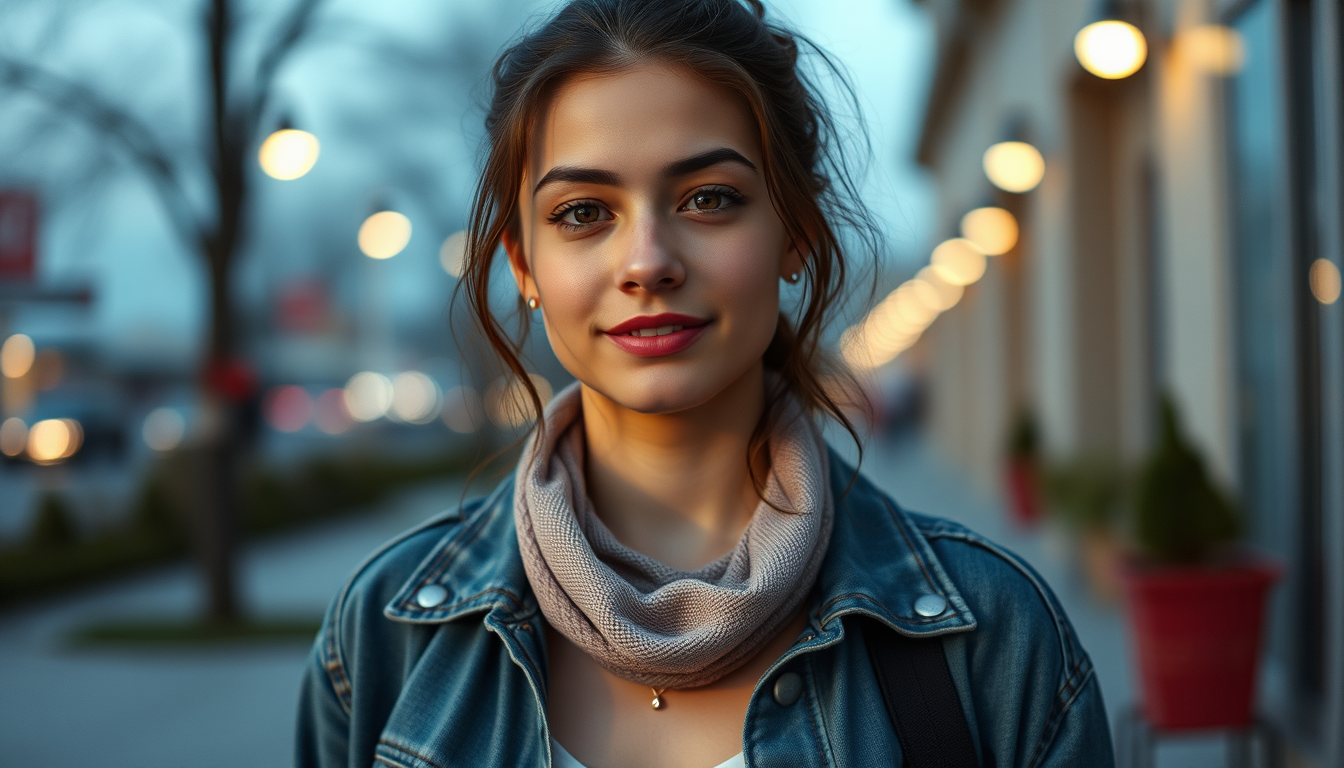 Main art studio: La cara de una chica joven, en estilo super realista