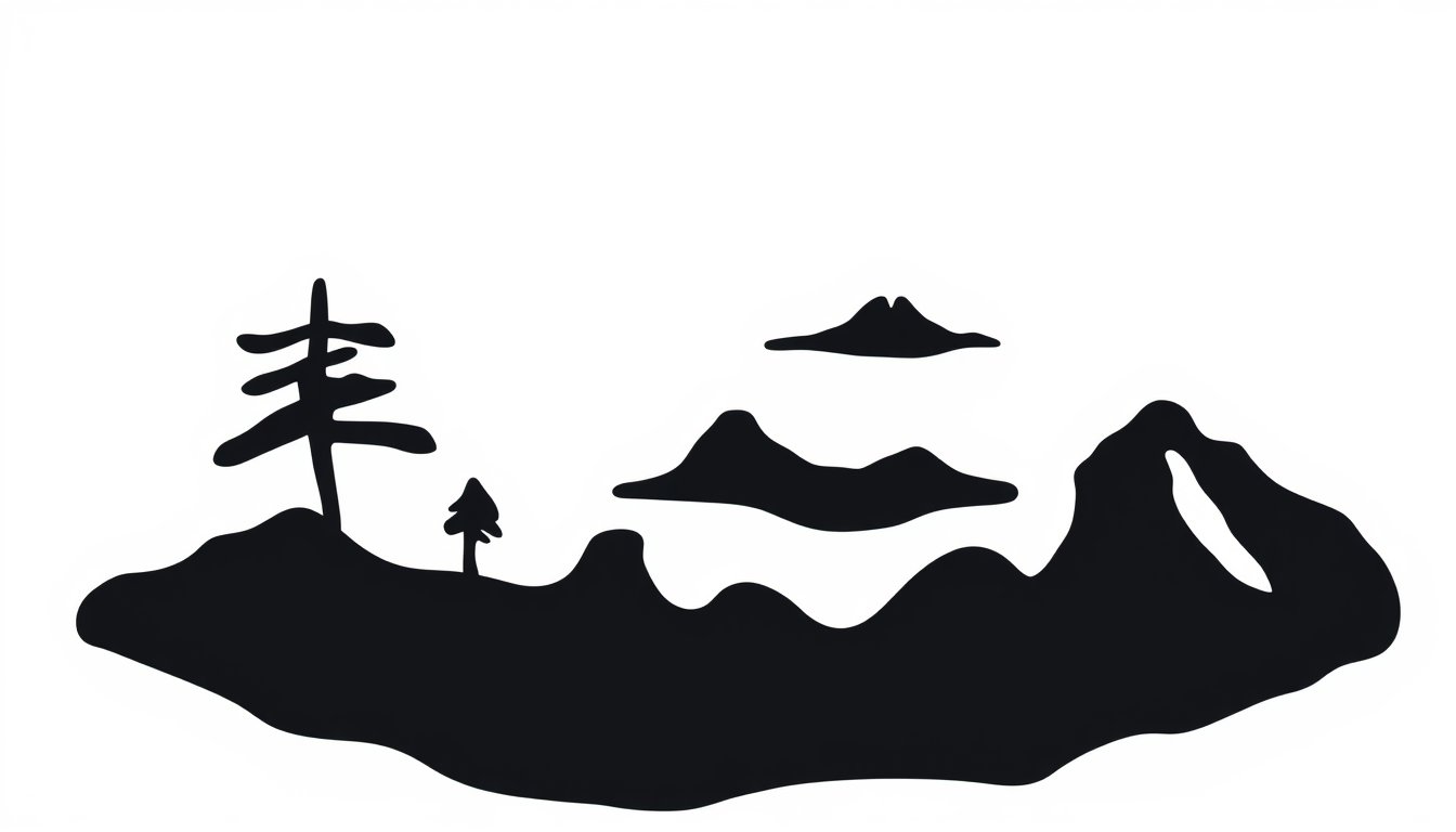 Stencil idea: high-contrast stencil concept, solid connected black shapes, minimal isolated islands, قوالب استنسل , thick readable edges, simplified detail, clean w