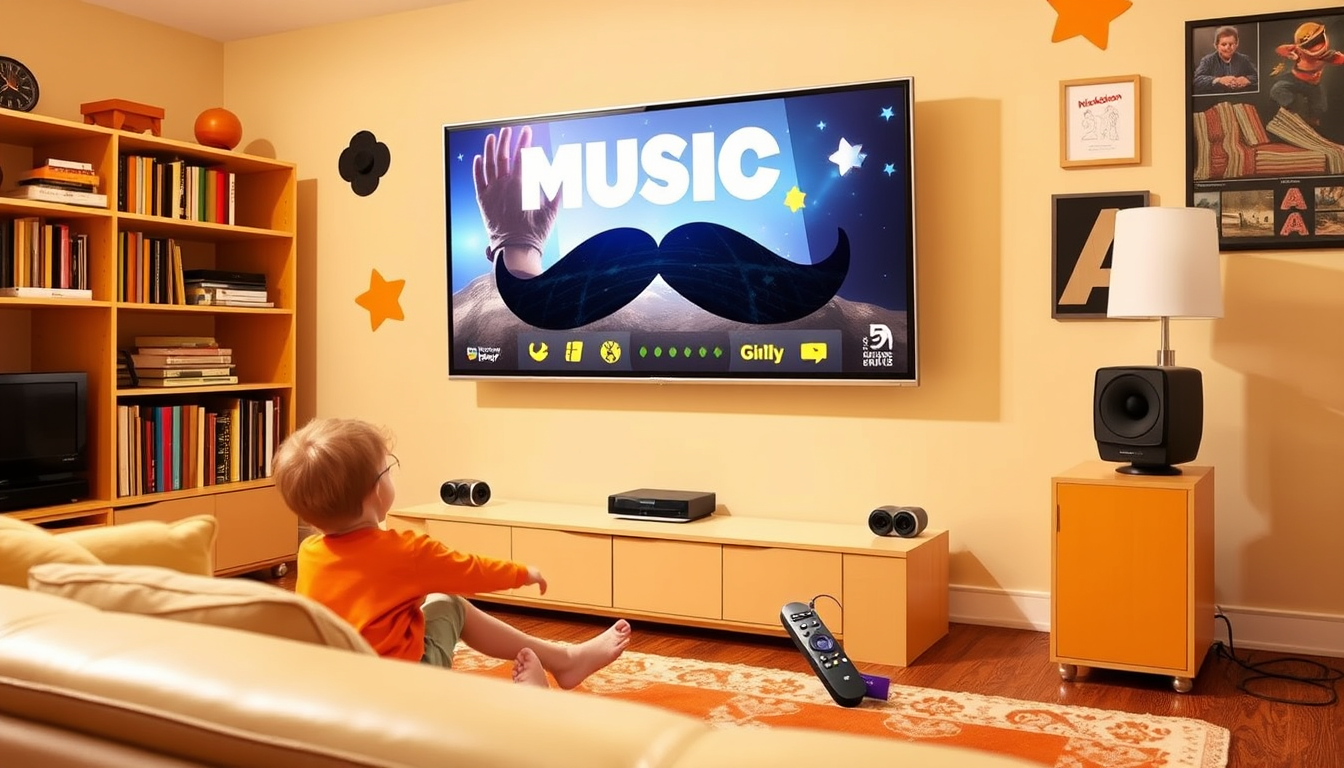 Main art studio: Nickelodeon MUSIC nickjr.com/music S Sahara AVE 3200 S Maryland Pkwy 4100 S Sahara AVE 3200 S Eastern AVE 3700 Roku oh check out that big TV thats pre