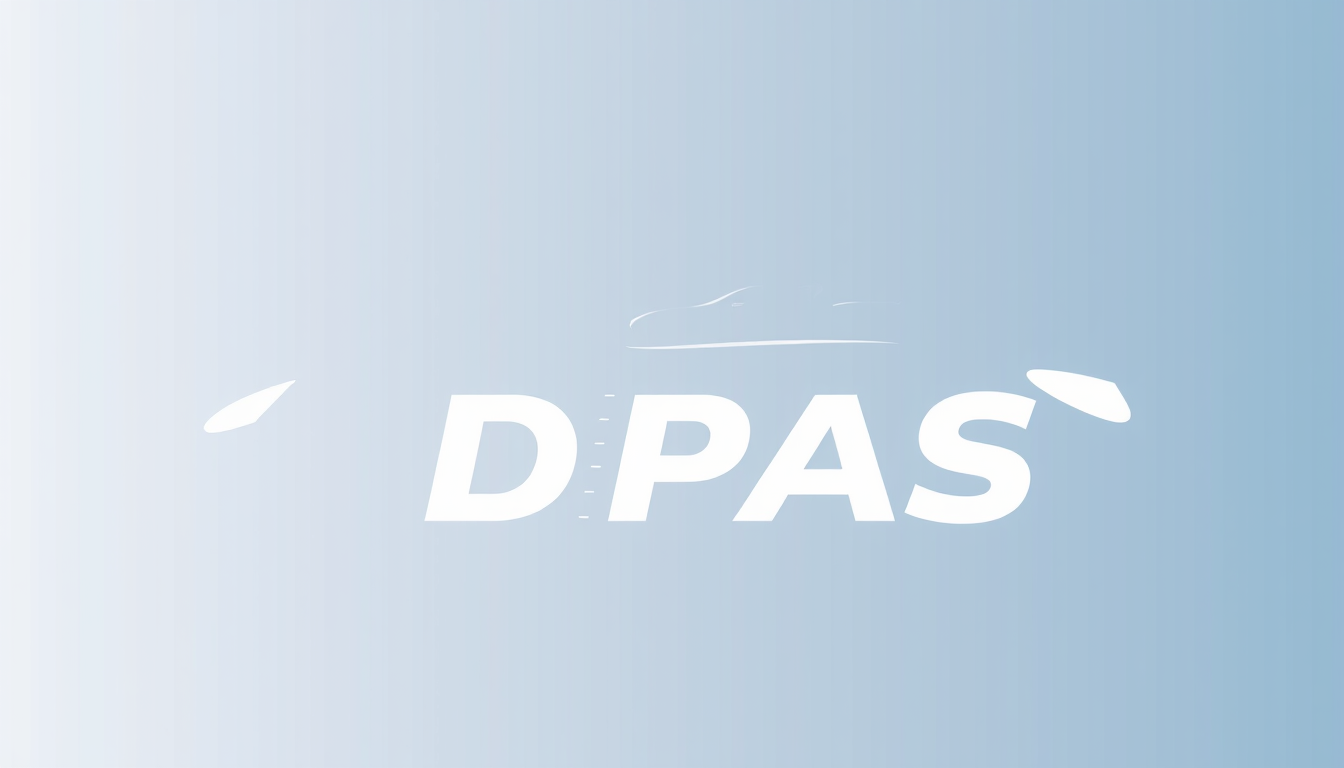 Logo idea created from the prompt: logo design, clean minimal mark, bold simple shapes, balanced composition, une voiture avec quelquin qui netoi et avec écrit DPAS , versatil