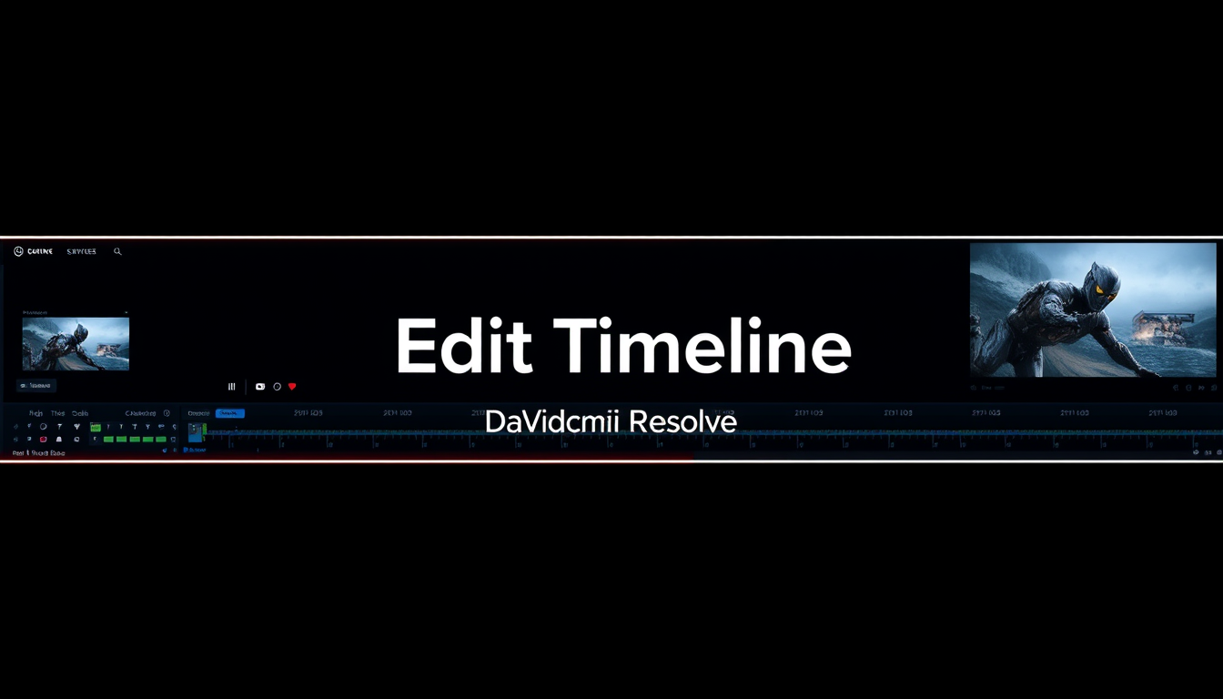 YouTube Banner idea created from the prompt: wide channel art with a clear visual identity and safe central focal area, deliberate composition, YouTube banner 2560x1440 px for “Edit Tim
