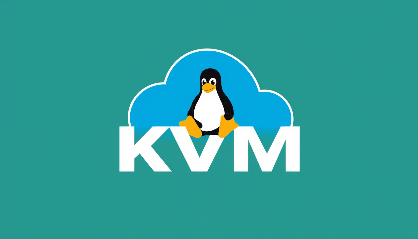 Main art studio: Ich brauche ein Bild, daß den Übergang von vmware zu einem linuxbasierten Hypervisor wie KVM symbolisiert.