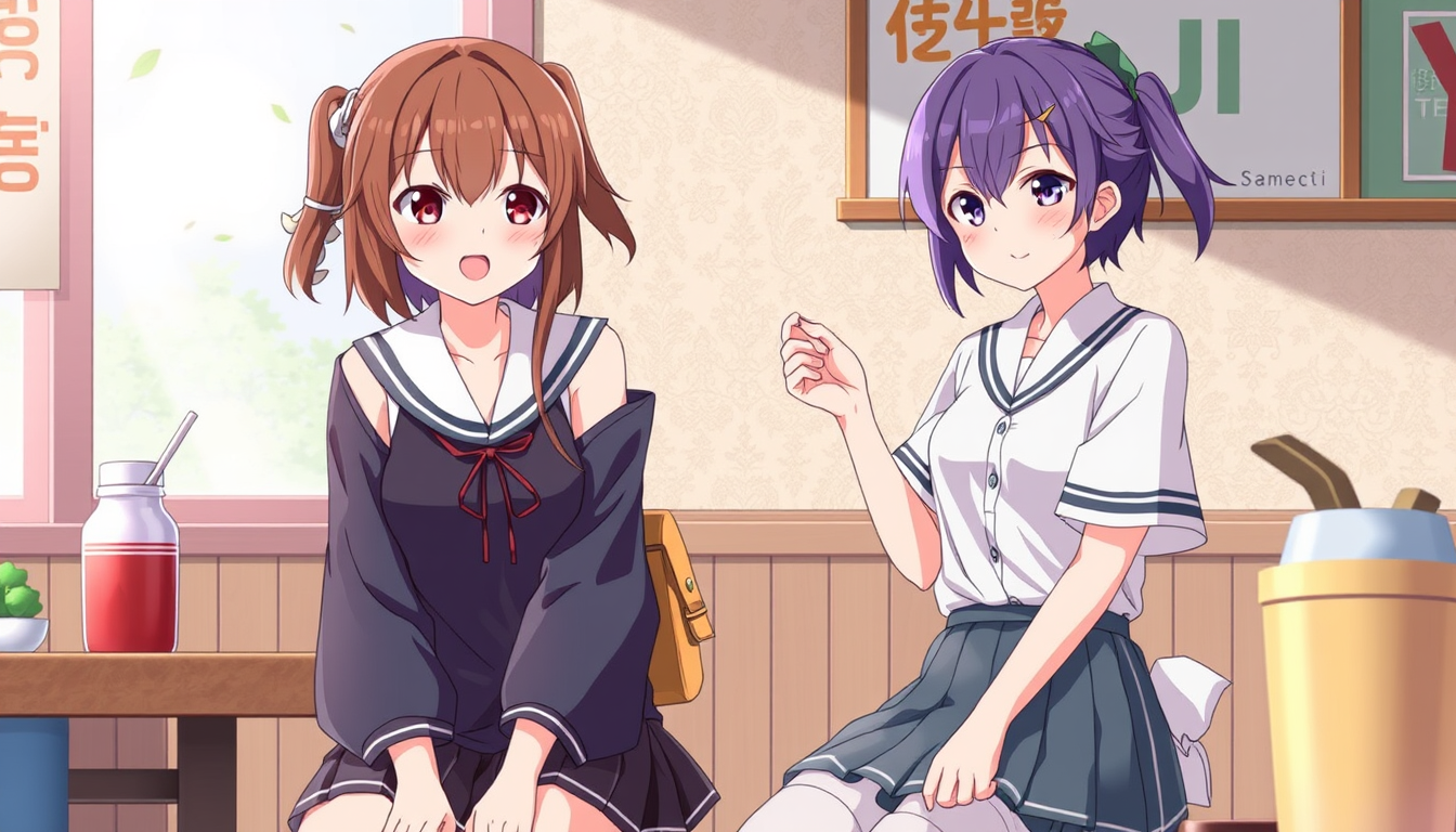 Main art studio: アニメ女子かわいい