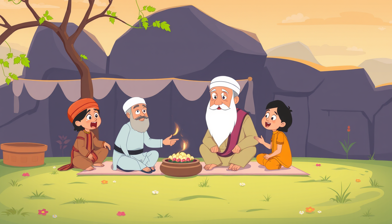 Main art studio: Mujhe char islami bhaiyon ki bhej chahie cartoon wali
