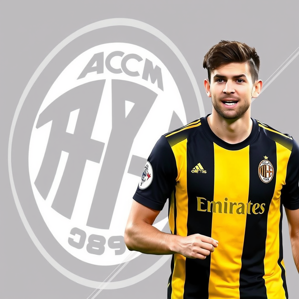 Main art studio: برای Christian Pulisic 🇺🇸: 🎂 سن: ۲۷ سال 🇺🇸 ملیت: آمریکایی 👕 شماره پیراهن: ۱۰ (تیم ملی آمریکا) / ۱۱ (AC Milan) ⚽ پوزیشن: وینگر / مهاجم 🏟️ باشگاه