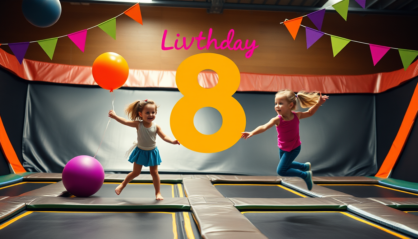 Main art studio: Propose une invitation pour l'anniversaire de notre fille Elise, qui va fêter ses 8 ans et invite ses amis à cette occasion le dimanche 4 octobre 2026