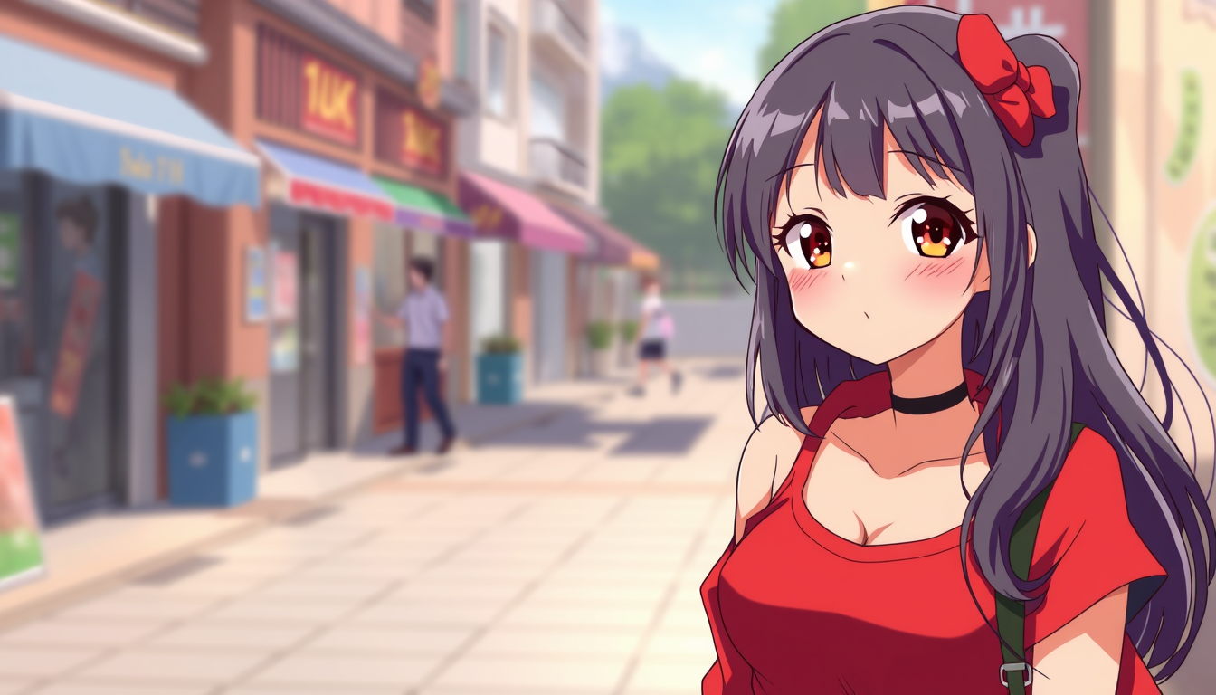 Main art studio: Has una chica anime con ropa ajustada y subida de tono