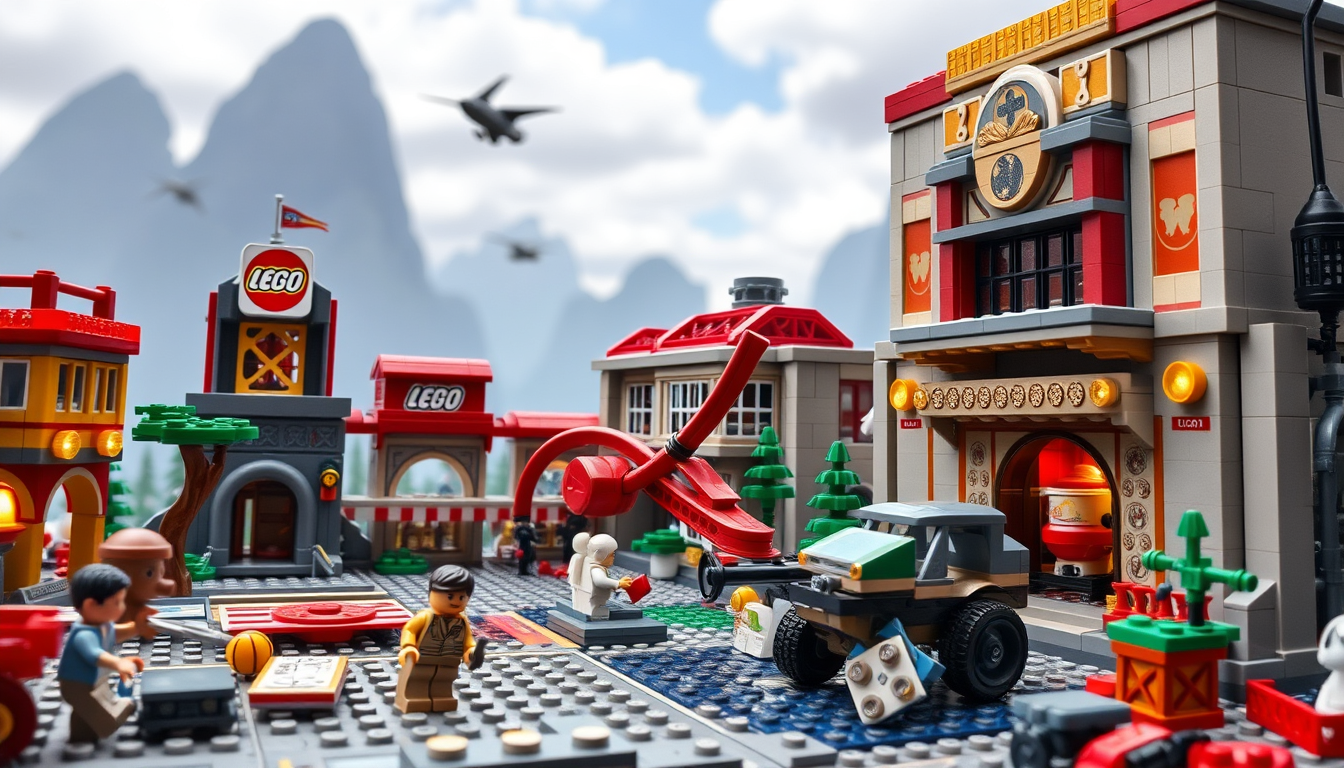 Main art studio: lego