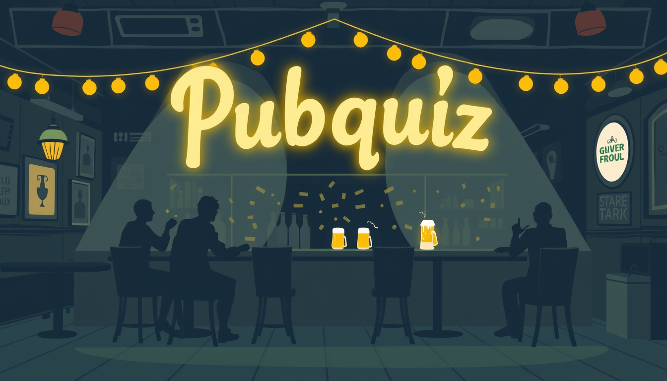 AI Art prompt example created from the prompt: Paul's pubquiz 23 oktober 2026 het is een free for all pubquiz afbeeldingen van bekende films(inception star wars marvel), de wereld topogra