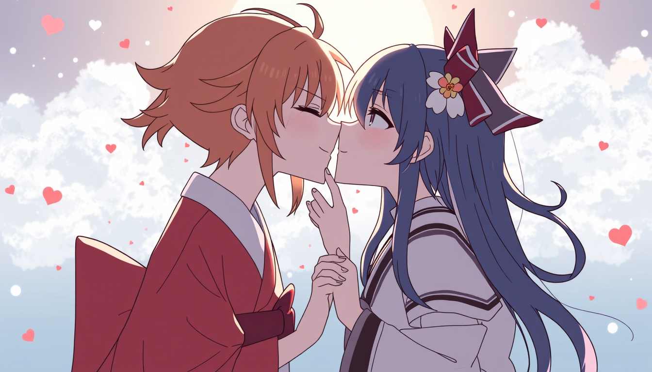Main art studio: yoruichi shihoun and soifon kissing