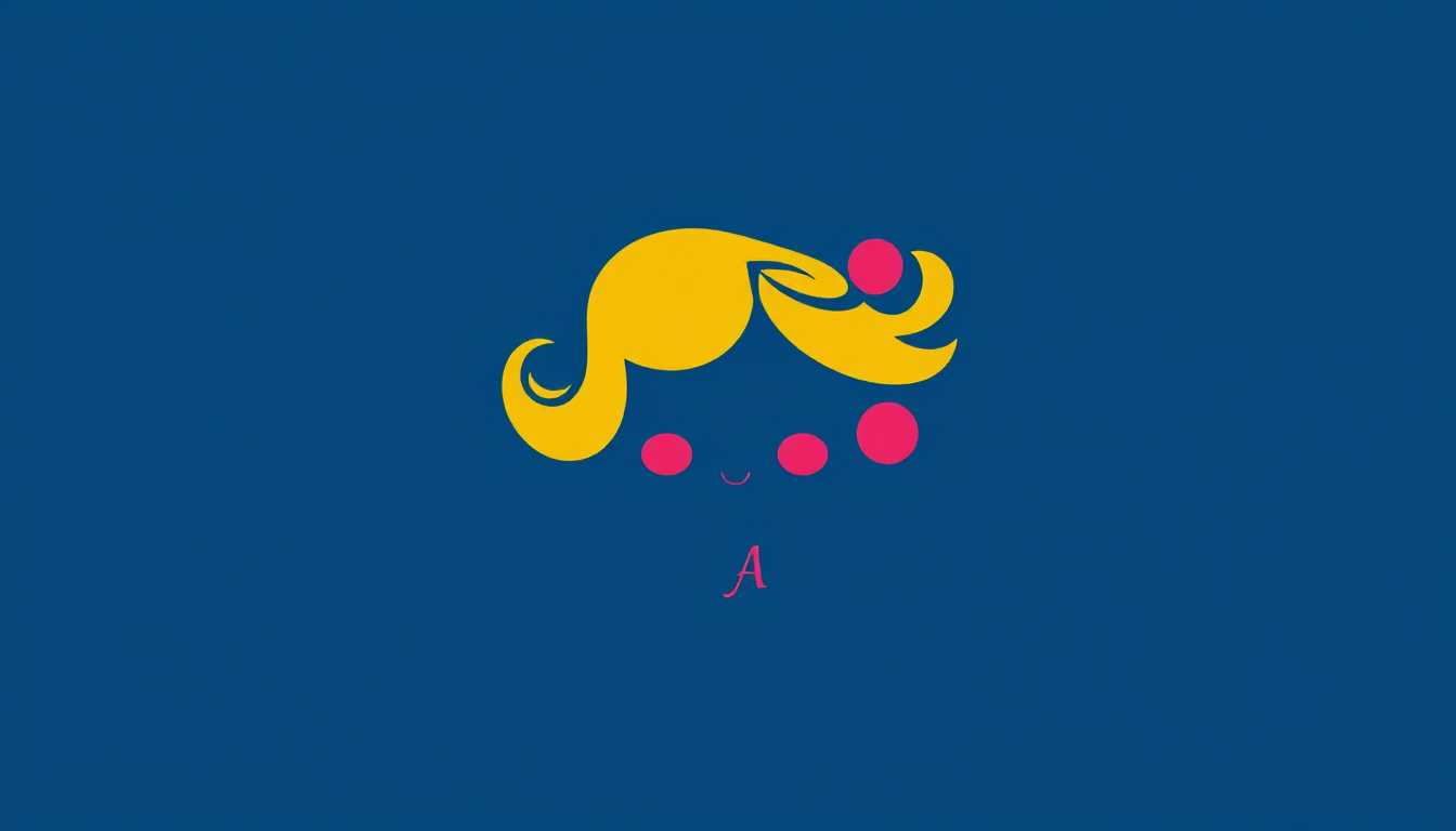 Logo idea: logo design, clean minimal mark, bold simple shapes, balanced composition, Créer un logo poétique pour une maison d’édition jeunesse appelée « Lilia »