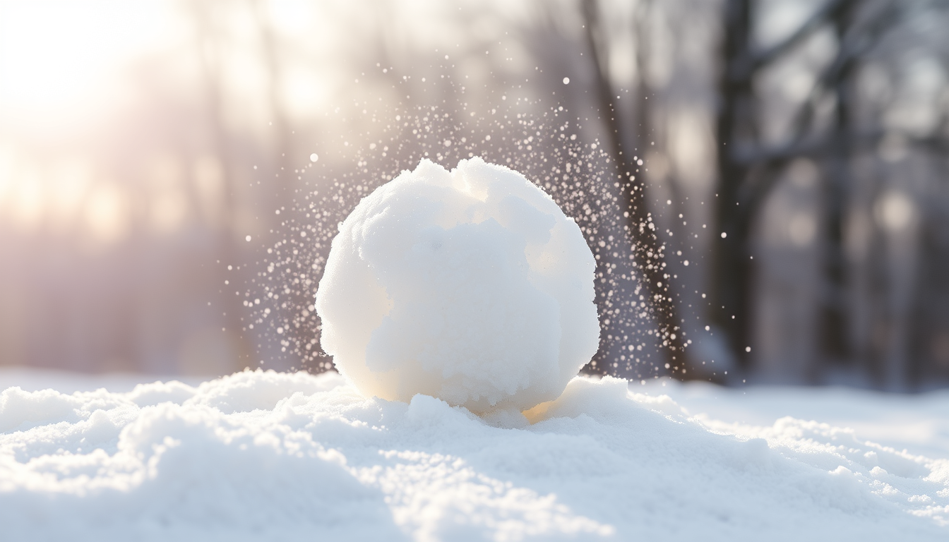 Main art studio: A snowball