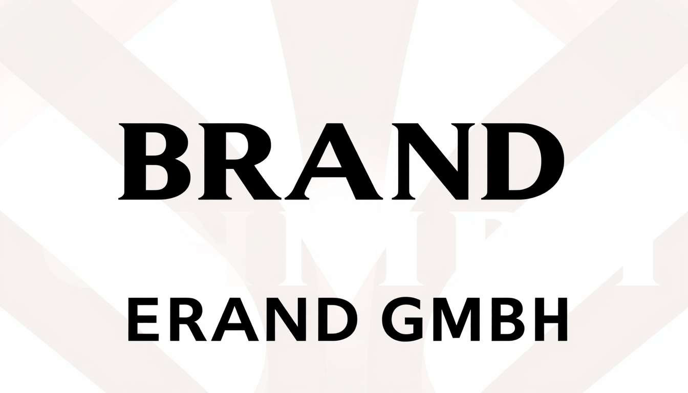 Main art studio: erstelle mir ein Logo für die Firma Brand GMBH mit transparentem hintergrund