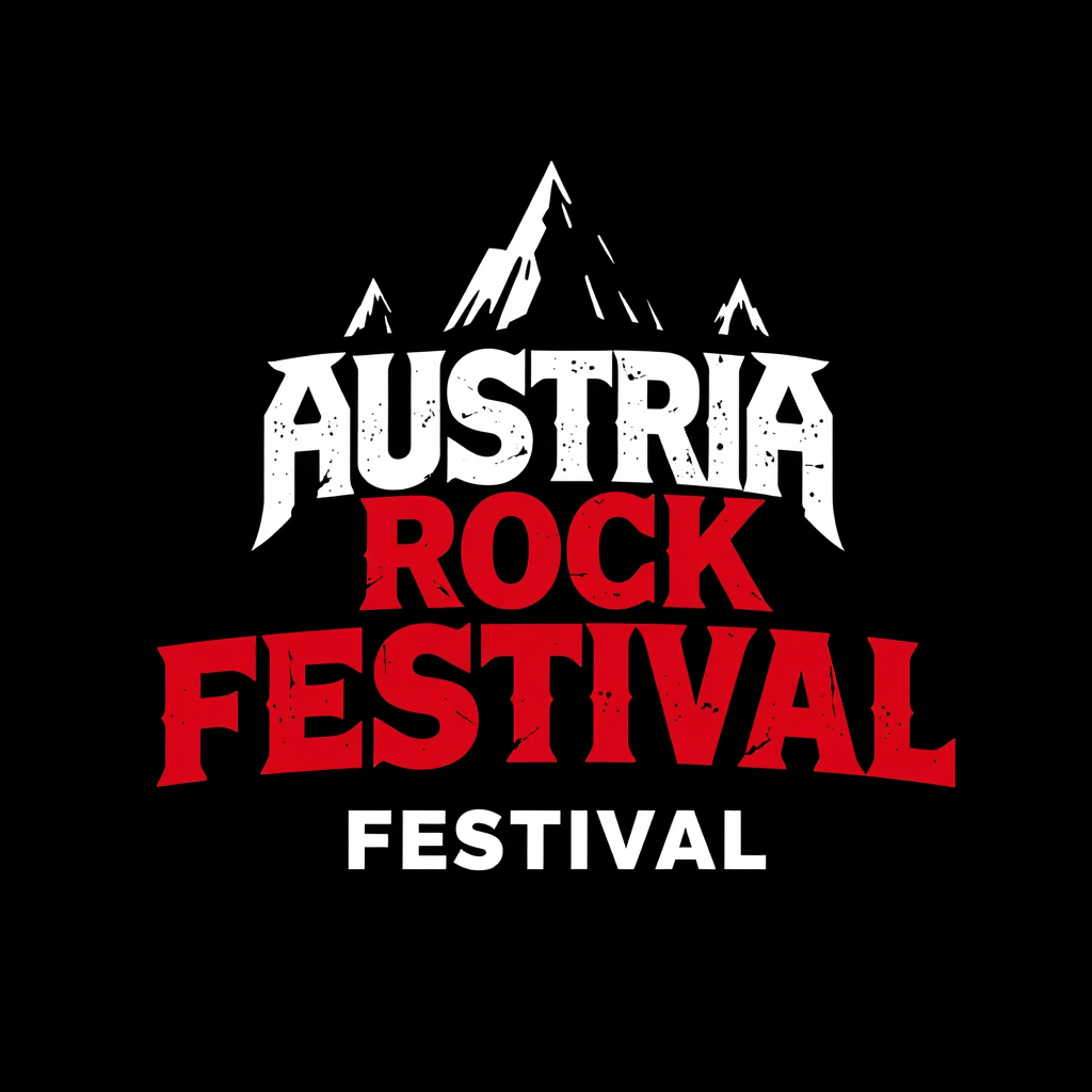 Main art studio: erstelle ein profilbild für Austria rock festival - mit dieser aufschrift