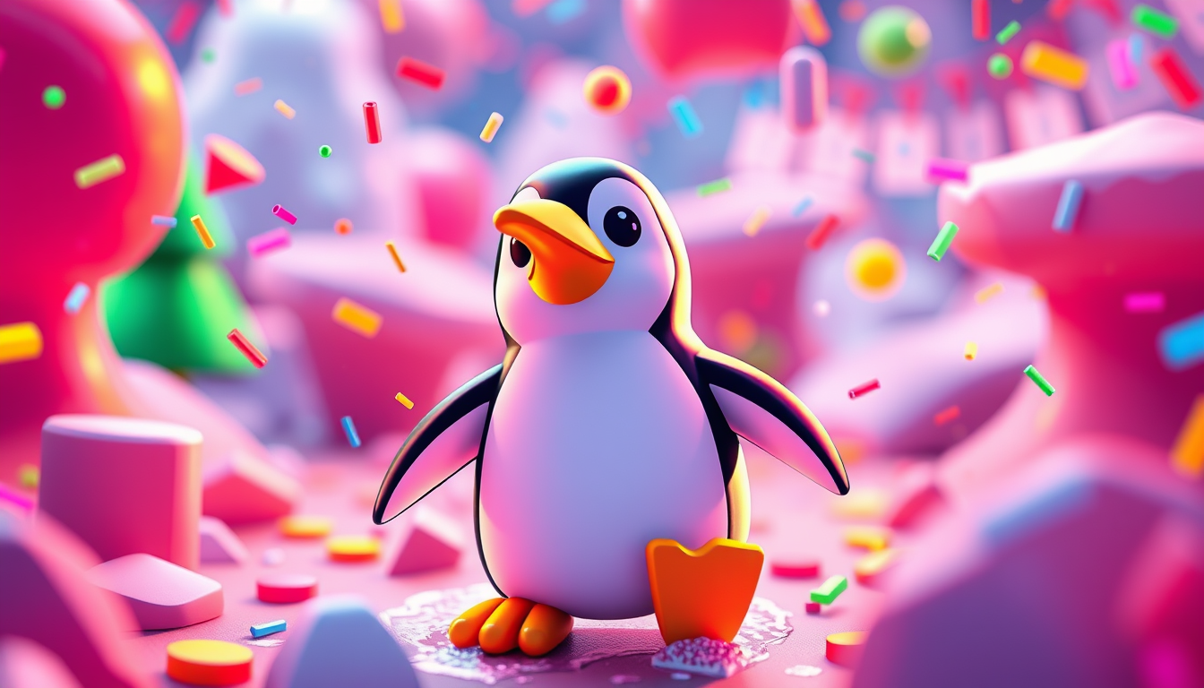 AI Art prompt example created from the prompt: Make a High quality roblox style thumbnail bright colorful and eye-cathing High click-throughrate cute but chaotic vibe similar quality to t