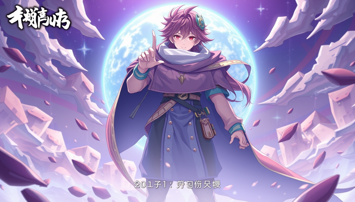 Main art studio: 白いパーカーを着た白髪の美少年が、魔法でピンクのパーカーを着た水色髪の美少女に変身してしまうアニメ調の動画を生成してください。