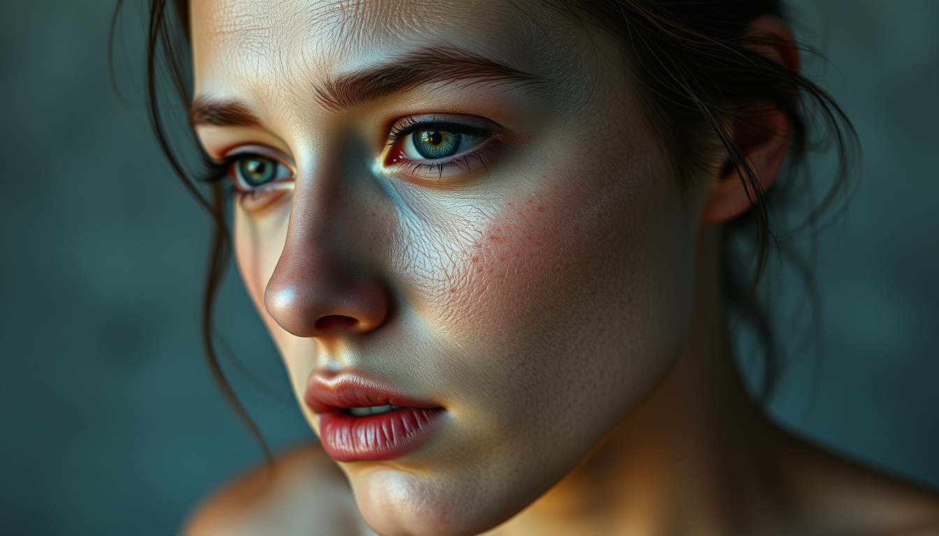Realistic Images idea: photorealistic generated image, natural materials and skin texture, physically plausible lighting, A woman , coherent depth, restrained color, detaile