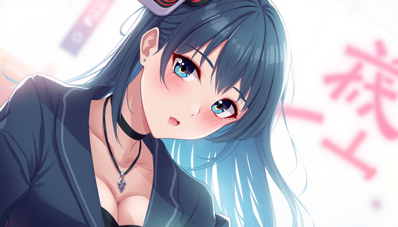 Main art studio: a hot ai anime style girl