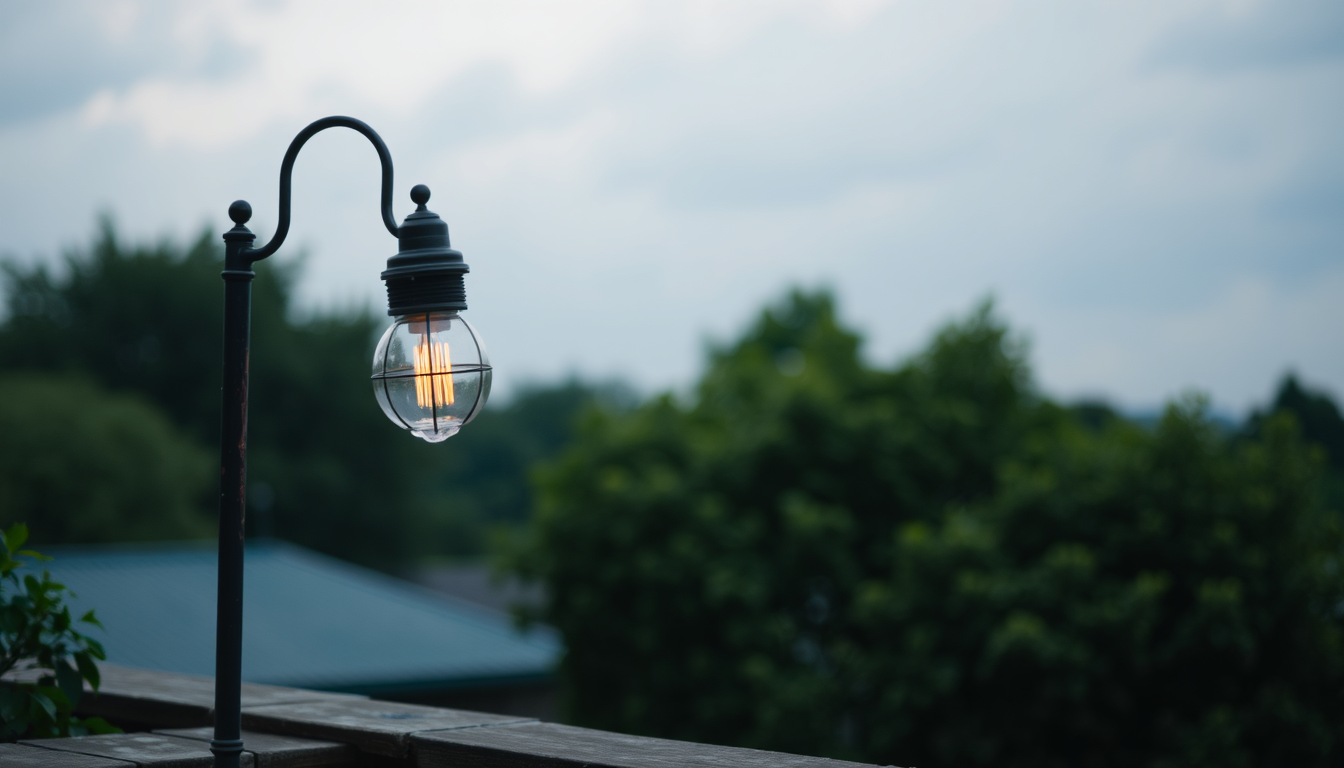Main art studio: lampe
