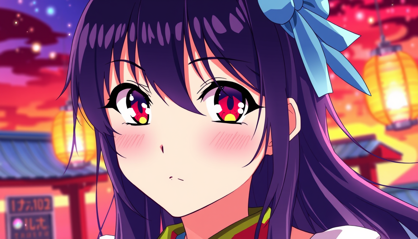 Anime idea: anime style, vibrant colors, expressive eyes, A Hinata hyuga , detailed anime illustration