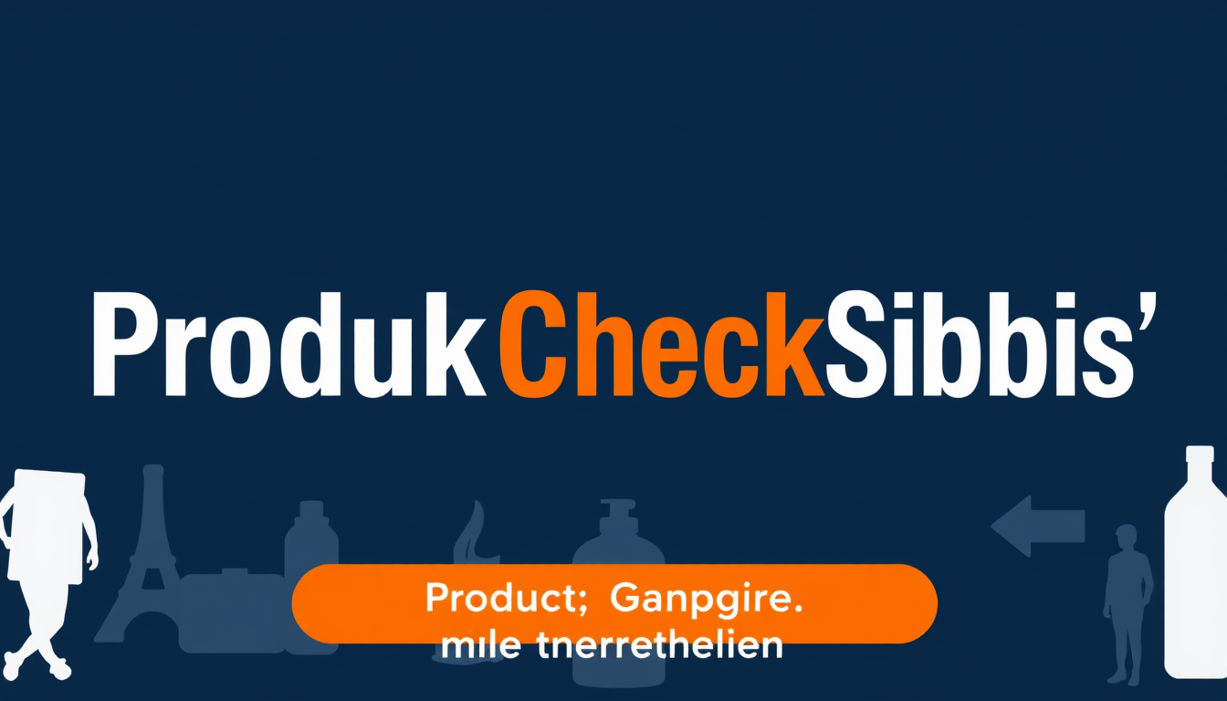 Main art studio: Erstelle ein modernes, seriöses YouTube-Kanalbanner für einen deutschen Produktvergleichs-Kanal namens ‚ProdukCheckSibbis‘. Der Kanal stellt interessa