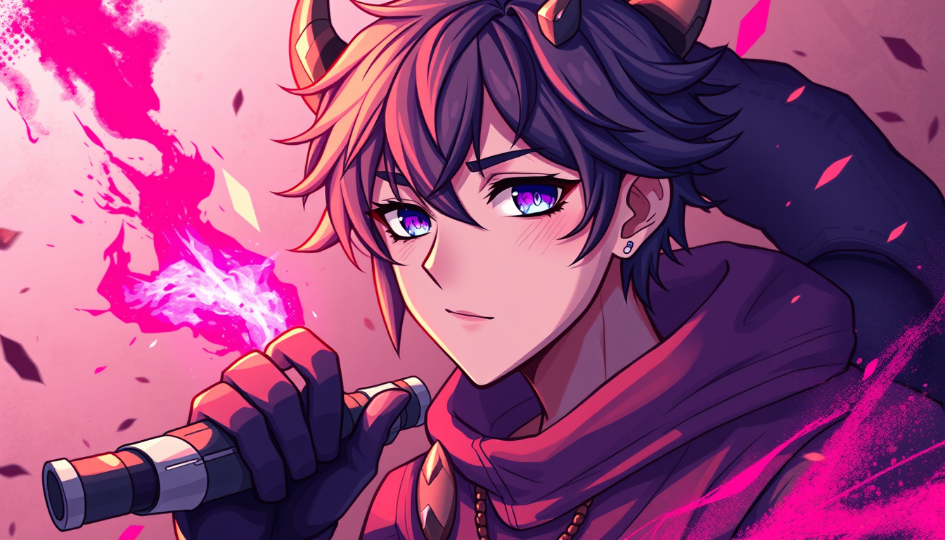 Main art studio: Creator art - Teenager. He name is Dragas and EMO