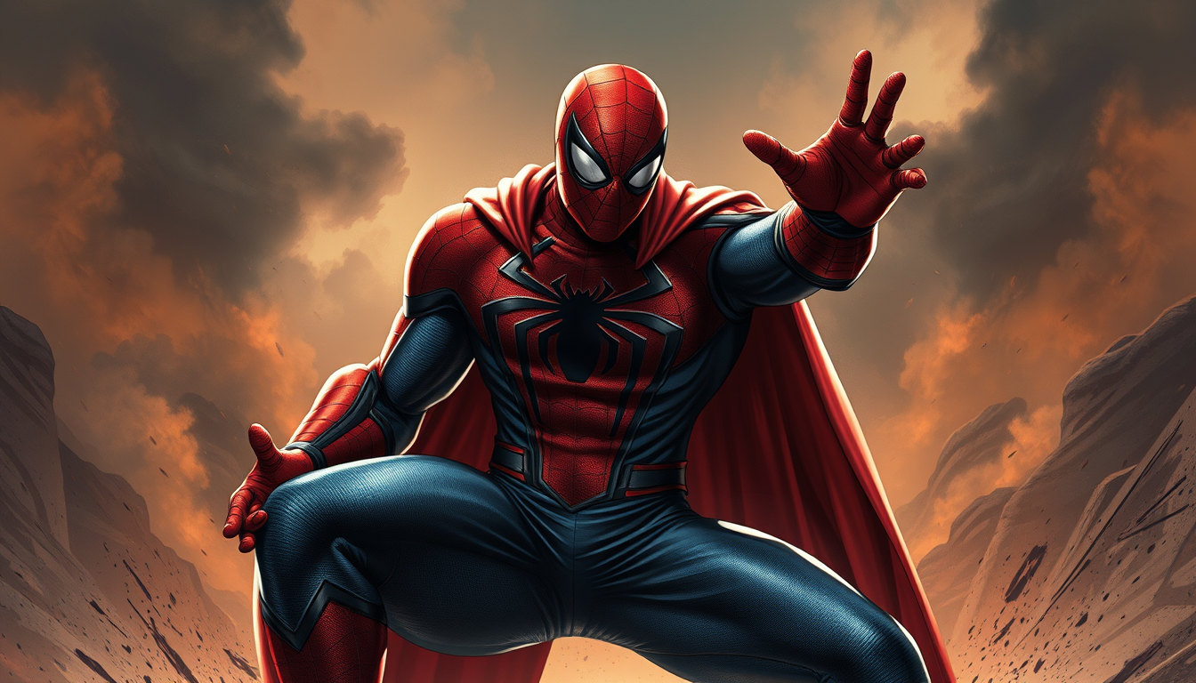 Superhero idea created from the prompt: original superhero character design, dynamic pose, bold costume, dramatic lighting, comic art energy, Die muskel müssen 1000 mal größer und 