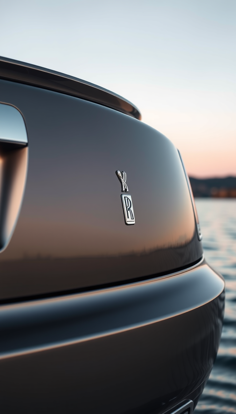 Main art studio: make an image which describes the legacy of luxury crs like rolls royce boat tail