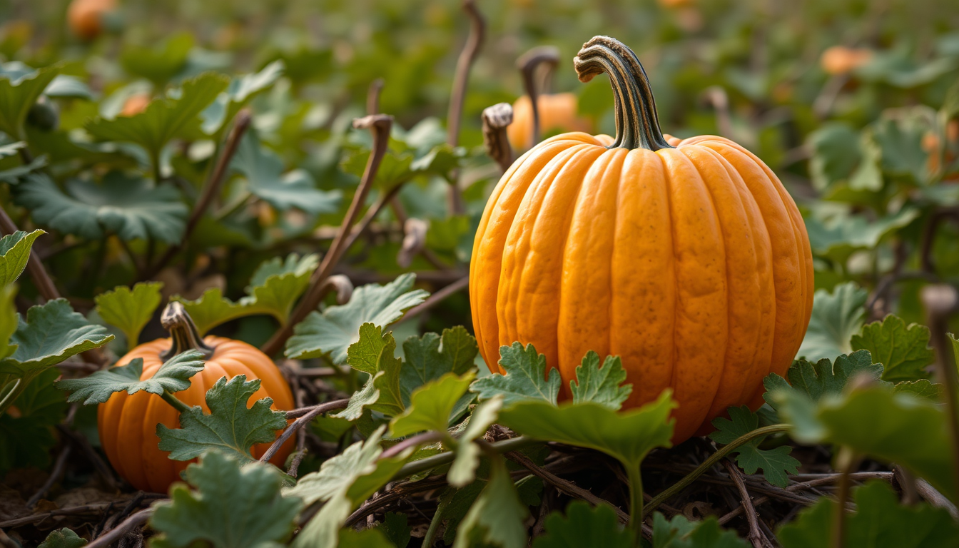 AI Art prompt example created from the prompt: orange pumpkin