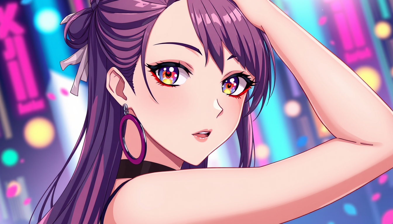 Anime idea: anime style, vibrant colors, expressive eyes, Boa Hancock en pose sexi , detailed anime illustration