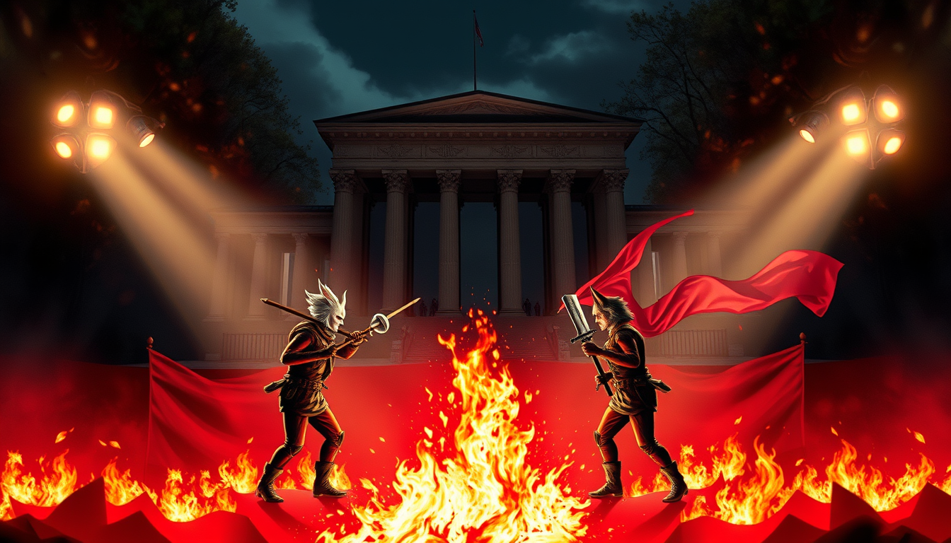 Main art studio: creame una imagen de una fake news que diga: noticia de ultima hora los therians se revelan y los nazis vuelven guardense en sus casas que la gente es