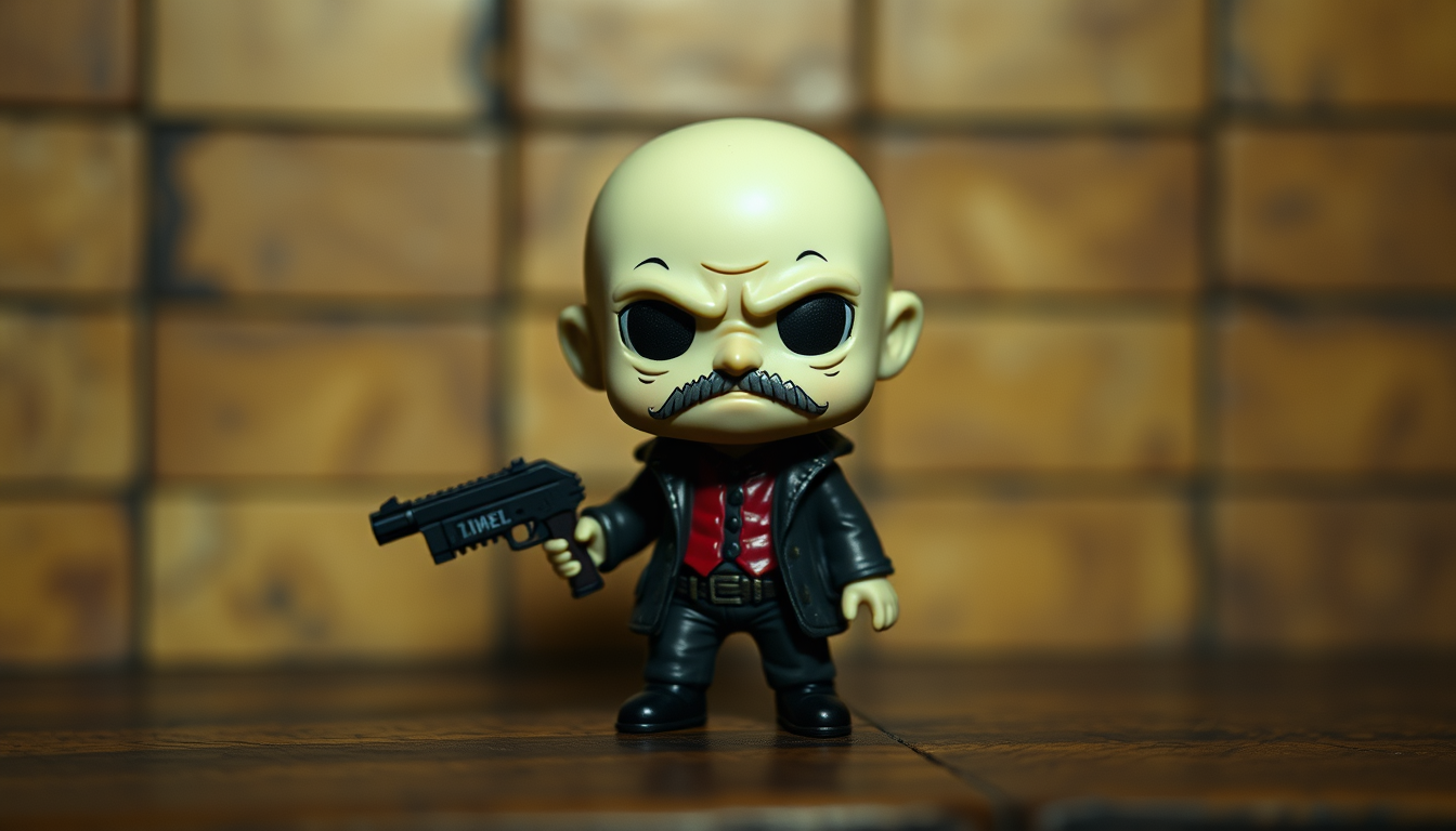 AI Art prompt example created from the prompt: Chibi figurine of walter sullivan from silent hill 4