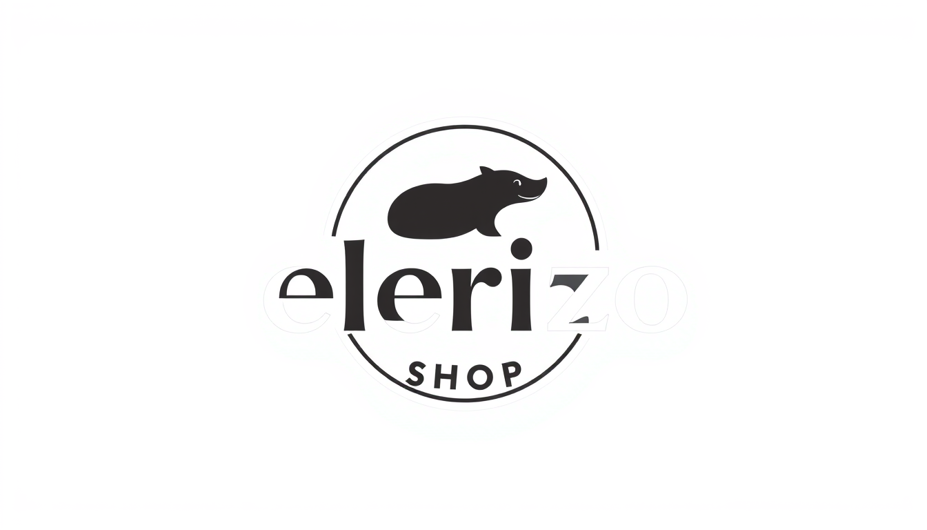 Logo idea created from the prompt: logo design, clean minimal mark, bold simple shapes, balanced composition, quiero un erizo como una imagen para una tienda que se llama eler