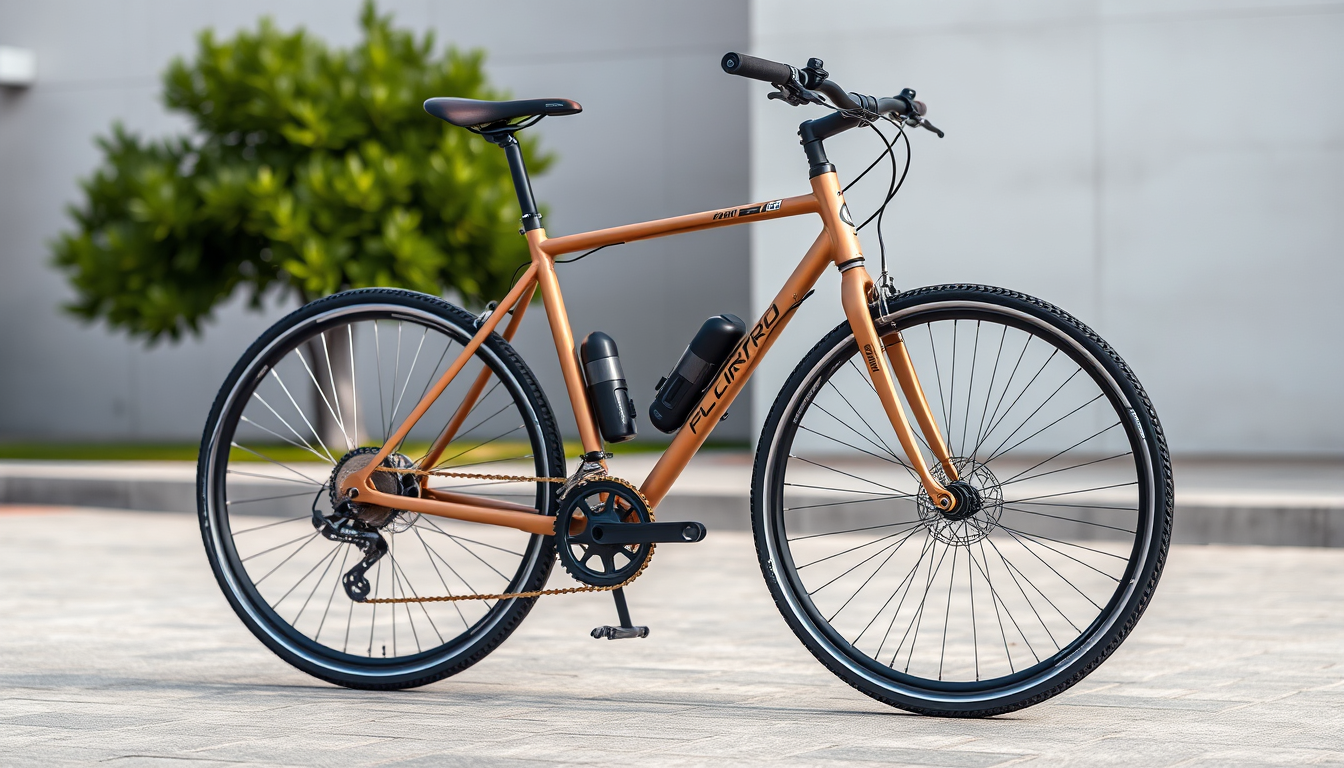 Main art studio: haz un anuncio una bicicleta voladora con 2 alas de fibra de carbono con dos ruedas