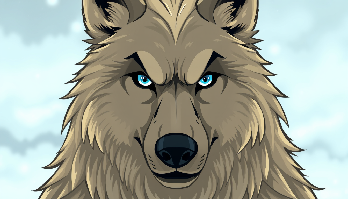 Main art studio: I want a blonde werewolf, strong, blue eyes but I don't want it to look monstrous... I want it to look regal and majestic... like the ones in twilight